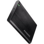 AXAGON EE25-A6C USB-C 3.2 Gen 1 - SATA 6G 2.5" External SCREWLESS ALU RAW box BLACK
