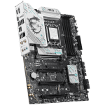 MSI PRO B860 GAMING PLUS WIFI, ATX, LGA 1851, 4x DDR5 Dual Channel DDR5 up to 8600(OC)MHz, 4x PCIe x16 slot, 3x M.2 slot, 4x USB 2.0, 2x USB 5Gbps, 2x USB 10Gbps, 1x USB 40Gbps Type-C, HDMI, DP, 7.1 HD Audio, 5G LAN, WiFi, BT, 3Y