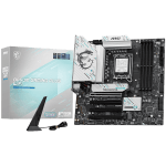 MSI PRO B860M GAMING PLUS WIFI, mATX, LGA 1851, 4x DDR5 Dual Channel DDR5 up to 8600(OC)MHz, 4x PCIe x16 slot, 3x M.2 slot, 2x USB 2.0, 2x USB 5Gbps, 1x USB 10Gbps, 1x USB 5Gbps Type-C, HDMI, DP, 7.1 HD Audio, 5G LAN, WiFi, BT, 3Y