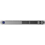 Ubiquiti 24-port, Layer 3 Etherlighting™ switch,  8 х 2.5 GbE PoE++ ports, 16 х GbE RJ45 ports including (8) PoE+ and (8) PoE++, 2 х 10G SFP+ ports