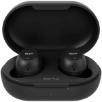 Silicon Power Blast Plug BP80 Earbuds Audio Wireless Headset, Bluetooth 5.0 True Wilreless earbuds, 4.5rs work, 70hrs standby, Bluetooth 5.0, IPX4, magnetic lid charging case, Black