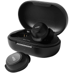 Silicon Power Blast Plug BP80 Earbuds Audio Wireless Headset, Bluetooth 5.0 True Wilreless earbuds, 4.5rs work, 70hrs standby, Bluetooth 5.0, IPX4, magnetic lid charging case, Black