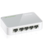 Switch TP-Link TL-SF1005D, 5-Port RJ45 10/100Mbps desktop switch, Fanless, Auto Negotiation/Auto MDI/MDIX, Plastic case