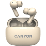 CANYON headset OnGo TWS-10 ANC+ENC Beige