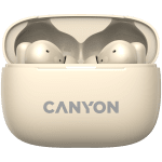 CANYON headset OnGo TWS-10 ANC+ENC Beige