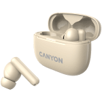 CANYON headset OnGo TWS-10 ANC+ENC Beige