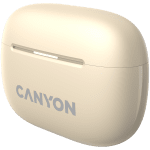 CANYON headset OnGo TWS-10 ANC+ENC Beige