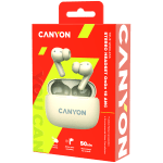 CANYON headset OnGo TWS-10 ANC+ENC Beige