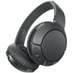 TCL On-Ear Bluetooth Headset, Strong BASS, flat fold, Frequency: 10-22K, Sensitivity: 102 dB, Driver Size: 32mm, Impedence: 32 Ohm, Acoustic system: closed, Max power input: 30mW, Connectivity type: Bluetooth only (BT 4.2), Color Shadow Black