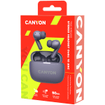CANYON headset OnGo TWS-10 ANC+ENC Purple