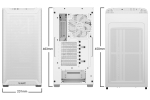 be quiet! кутия Case ATX - Pure Base 501 Airflow White