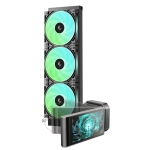 DeepCool водно охлаждане Water Cooling LT360 VISION ARGB - 4.5 inch IPS LCD screen - LGA1851/AM5
