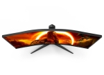 Монитор AOC CU34G2XP/BK, 34" Curved 1500R VA, WLED, 3440x1440@180Hz, 1ms GtG, 1ms MPRT, 430 cd/m2, 4000:1, 80M:1 DCR, Tilt, Height Adjust, Swivel, 2xHDMI, 2xDP, USB hub
