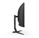 Монитор AOC CU34G2XP/BK, 34" Curved 1500R VA, WLED, 3440x1440@180Hz, 1ms GtG, 1ms MPRT, 430 cd/m2, 4000:1, 80M:1 DCR, Tilt, Height Adjust, Swivel, 2xHDMI, 2xDP, USB hub