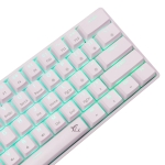 White Shark геймърска механична клавиатура Gaming Mechanical Keyboard SHINOBI 2 - YUSYA 5P Red Switches (English US), White