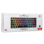 White Shark геймърска механична клавиатура Gaming Mechanical Keyboard SHINOBI 2 - Red Switches (English US), Black