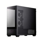 AeroCool кутия Case mATX - P300D Digi-G-BK-v1 - Digital Display, USB-C, 3 x 120 mm A-RGB