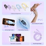 Vention Кабел USB 2.0 A Male to C Male 3A 0.25M Black - CTWBC