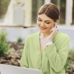 HAMA Блутут слушалки "Freedom Buddy II", True Wireless, Зелен