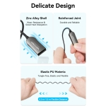 Vention блутут за кола за разговори и музика Car Bluetooth 5.4 audio receiver USB, 3.5mm jack - NAIHG