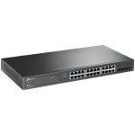 TP-Link SG2428P Omada 28-Port Gigabit Smart Switch with 24-Port PoE+, 24× Gigabit 802.3af/at PoE+ ports and 4× Gigabit SFP slots, 250 W total PoE budget, Omada app, Static Routing, VLAN, ACL, QoS, IGMP Snooping, Zero-Touch Provisioning
