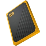 WD 1TB My Passport Go - Portable SSD, up to 400MB/s, 2-meter drop protection - Black w/ Amber trim