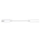 Makki преходник Adapter Type-C M to 3.5mm audio jack 4P F, White - MAKKI-CBL-C-AUDIO-WH