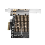 Makki Адаптер M2 SSD NVMe+SATA (M-key+B-key) to PCI Express 3.0 4x adapter - MAKKI-M2-PCIE-2X