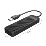 Orico хъб USB2.0 HUB 4 port White - FL02-WH