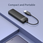 Orico хъб USB2.0 HUB 4 port White - FL02-WH