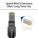 Vention Кабел LAN UTP Cat.6 Patch Cable - 0.5M Black - IBEBD