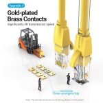 Vention Кабел LAN UTP Cat.6 Patch Cable - 2M Yellow - IBEYH