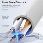 Vention Кабел LAN UTP Cat.6 Patch Cable - 1.5M Gray - IBEHG