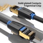 Vention Кабел LAN SFTP Cat.8 Patch Cable - 1M Black 40Gbps - IKABF