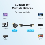 Vention Адаптер Adapter HDMI Vertical Flat 270 Degree M/F - AIQB0