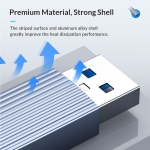 Orico Адаптер Adapter USB3.1 to Type-C (female) - AH-AC10-GY