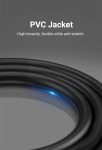 Vention Кабел за монитор Cable VGA HD15 M / M 1.0m Gold Plated, 2 Ferrites - DAEBF
