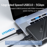 Orico кутия за диск Storage - Case - 2.5 inch USB3.0 BLUE - 25PW1-U3-BL