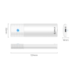 Orico външна кутия за диск Storage - Case - M.2 NVMe M/B key 10 Gbps White - PWM2-G2