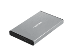 Чекмедже за твърд диск 2,5’’, Natec Rhino Go, USB 3.0, Сив