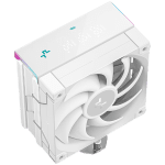 DeepCool AK400 DIGITAL PRO WH, CPU Air Cooler, 1x120mm FT12 SE PWM Fan, Digital Display, ARGB, Core Touch Technology 2.0, 4 Heatpipes, White, LGA1851/1700/1200/115x, AMD AM5/AM4, 126x97x159 mm(LxWxH), 3Y, R-AK400-WHAPMN-G