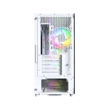 Montech кутия Case mATX - X5M (W) - 4 x 120 mm A-RGB, USB-C