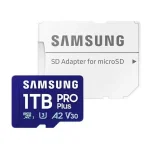 Карта памет Samsung PRO, microSDXC, UHS-I, 1T, Адаптер