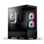 AeroCool кутия Case ATX - P500D Digi-G-BK-v1 - Digital Display, USB-C, 3 x 120 mm A-RGB