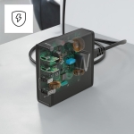 HAMA Зарядна станция 4 порта, 60W, 2 x USB-C, 2 x USB-A, PD, Fast Charge