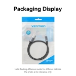 Vention външна звукова карта USB Sound card 1-Port 0.25M Gray - CVFHC