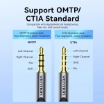 Vention външна звукова карта USB Sound card 1-Port 0.25M Gray - CVFHC