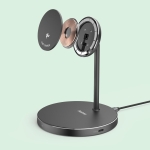 HAMA Безжична зарядна станция Qi2, 15W, черно