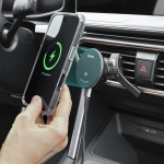 HAMA Безжично зарядно устройство Qi2, 15W, за кола, черно