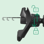 HAMA Безжично зарядно устройство Qi2, 15W, за кола, черно